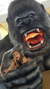 Camille Kleinman caught by King Kong!
